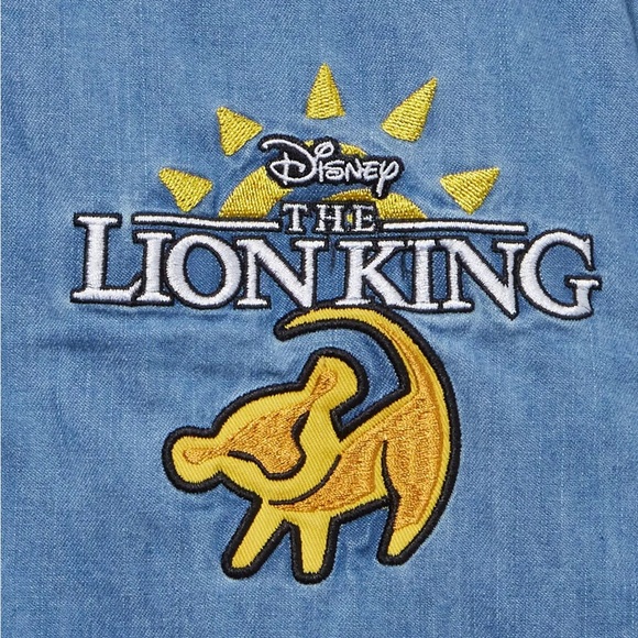 Disney Lion King Denim Bomber Jacket - Picture 3 of 5